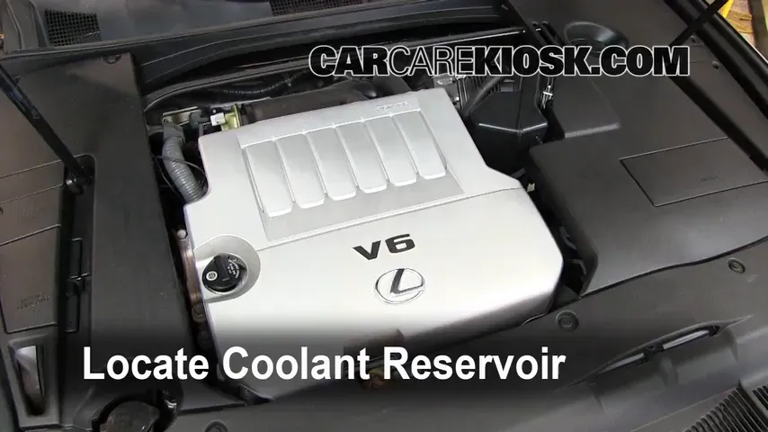 2008 Lexus ES350 3.5L V6 Coolant (Antifreeze) Check Coolant Level